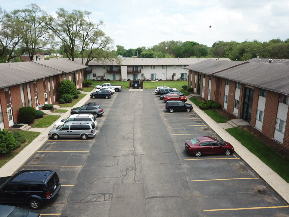 Elkhart Green Apartments living room in Elkhart, Indiana