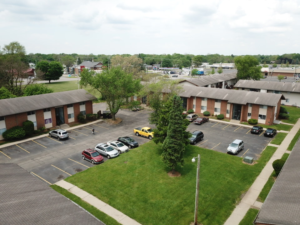 Elkhart Green Apartments exterior in Elkhart Indiana